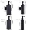 200ML Black Soap Dispenser Stainless Steel Wall-mounted Press Liquid Soap Dispenser Desk Type Manual Lotion Shampoo Dispenser Box GGA3475