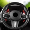 Steering Wheel Shift Paddle Sequins Decoration Cover Trim Stickers For BMW 5 6 7 Series X3 G30 G38 G01 G08 Car Styling Interior