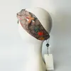 Nowy jedwab bardzo miękki opaski na głowice kobiety moda marka projektantka Bloom Flower Bird Elastic Hairband Girl Ladies Headwraps7039922