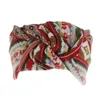 S1502 Bohemian Fashion Women's Florals Stripe Headband Elastic Headband Ladies Vintage Knot Hårband 12 färger
