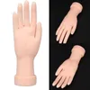 NAT008 1Pcs Nail Art Practice Soft Plastic Model Hand Flexible Soft Plastic Flectional Bendable Mannequin Model Training Tool