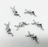 100pcs / lot gräshoppa insekter legering charm hängande retro smycken diy nyckelring forntida silver hänge för armband örhängen 23x9mm