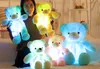 LED Teddybär leuchten blau rosa weiß gelb Plüschtier 12 "/ 20" Stofftier leuchtende Kinder Geschenk NEU