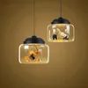 Lampe à suspension Led Animal moderne pour cuisine Restaurant café chambre luminaires suspendus créatifs Loft lampes suspendues
