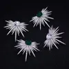 GODKI Brand New Fashion Popular Luxury Crystal Zircon Stud Earrings Spark Shape Flower Earrings Fashion Jewelry for women CX206795084