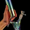 Reanice Haisah Glass Dymna Rura Bong Kwarcowy w Bongs Gruby Recykler Perblant Palenie Slajdy Ekrany Zegi Stem Bubbler Bubbler Holders Tubes Filters Rig