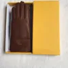 Casual fashion-кожаные перчатки Термические Перчатки женские шерстяные перчатки в различных цветах - Бесплатная доставка