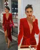 vestidos de celebridades rojas