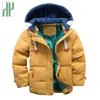 HH Kids Jacket Boys Hooded Winter Baby Girl Höstjacka Toddler Coat Barn Snowsuit Velvet Jacket Outwear 3 4 5 8 10 år