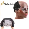 Wig Upart Dantel Kapağı Renk Brownblack C Üst Capss Ayarlanabilir Kayışlar Bella Hair5412960 yapmak için profesyonel dantel peruk kapakları
