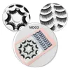 18 paia / set 3D visone capelli ciglia finte spesse naturali lunghe alate crisscors ciglia estensioni MD01 ~ MD06