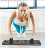1 Set Push Up Rack Board 9 in 1 Body Building Board System Fitness uitgebreide training gym body training