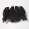 CE Certyfikat Kinky Jerry Curly Micro Ring Hair Extensions 400s/Lot Kinky Curly Pętla Włosy Naturalne kolory Włosy