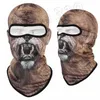 Animaux d'hiver soprt styles 3D Animal Beanie Chapeaux de vélo en plein air Masques de cyclisme Moto Skis Chapeaux Casquettes de sport Masques de fête 5189