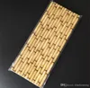 Färgglada biologiskt nedbrytbara bambu-sugrör bambu pappersstrålar miljövänliga 25 st Mycket parti Använd bambustrålar dricker halm på kampanj