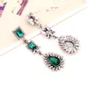 Boucles d'oreilles pendantes à la mode Boucles d'oreilles pendantes en cristal multicouches pour femmes Bijoux de mariage luxueux pour le dîner livraison gratuite