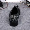 Nuovo 2018 Zapatos Hombre Punta di ferro delle scarpe da uomo in pelle Versione coreana dell'afflusso di scarpe da parrucchiere da discoteca di personalità maschile