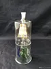 Botella de agua calabaza navegando Bongs de vidrio al por mayor Quemador de aceite Pipas de agua de vidrio Plataformas petroleras que fuman gratis