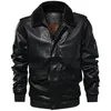 Homens inverno quente grosso jaqueta jaqueta de couro jaqueta de couro veludo macho jaquetas de motocicleta macho macho casacos de pele retrô tamanho: s-2xl