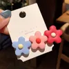 Ins-Women Flickor Sunflower Barrettes Kids Floral Hair Clips Pins Fashion Barn Prinsessan Hårtillbehör M1536