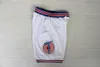 Mens Tune Squad Space Jam Movie Baskabll Shorts Dubbel gestikt Beste Quailty White Black Sports Shorts S-XXL