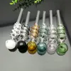Multi-screw wire glass direct-fired pot Glass Bongs Oil Burner Pipes Water Pipes Oil Rigs Smoking Free Shipping
