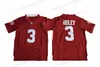 アメリカンカレッジフットボールウェアNCAAアラバマ13 Tua Tagovailoa Crimson Tide 2 Hurts 3 Ridley 9 Scarbrou McCarron College Jerseys最高品質無料配送