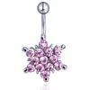 D0340 Belly Octagonal Navel Stud 14ga 16 mm Longueur0123454773117