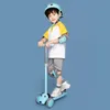 Xiaoxun Children Scooter van Youpin Verstelbare Hoogte 3 Modi Dubbele Veerstying Back Flashing Wheels Balance Oefening Speelgoed