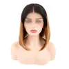 1B/30 Lace Front Wig Silky Straight Malaysian Human Hair 13X4 Wigs 1B 30 Ombre Hair Products Wholesale