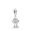 Serve para pulseiras Pandora 20 pçs pingente de esmalte de brinquedo de desenho animado contas de prata encantos de contas para mulheres DIY colar europeu jóias