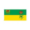 3x5ft Saskatchewan vlag banner digitale bedrukte polyester hangende reclame, outdoor binnengebruik, drop verzending, populairste vlag