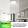 Stock en EE. UU. 18W 3000k 5000k Montaje en superficie Flush Ultra Thin LED Lámpara de luz de techo Lampada Panel de luz LED para dormitorio Baño