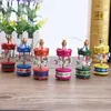 300PCS Vintage Wood Carousel Horse Choinka Wiselant Wiszące ozdoby Romatyczne przyjęcie urodzinowe Dekoracja urodzin Lin4616325e