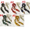 INS 5 colors Vintage Hair Scrunchies Bow Women Accessories Hair Bands Ties Scrunchie Ponytail Holder Rubber Rope Decoration Big Long Bow