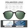 نظارة شمسية Pro 2022 تصميم العلامة التجارية Men Polarized TR90 Frames Vintage Pilot Sun Glasses for Zonnebril Heren PC15031