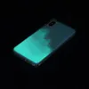 Pour Samsung Note 10 Pro M20 M10 Z4 Z3 Z2 S10 E S9 S8 Plus Note9 8 Flowing Neon Sand Liquid Full Body avec lunette surélevée Glow Case Cover
