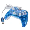 Przewodowy gamepad usb do konsoli Microsoft Xbox ONE PC Windows przezroczysta obudowa + ulepszenie klucza + trzy tryby olśniewająca dioda LED