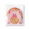 Animal dos desenhos animados porco gato saco de presente biscoito para doces presente embalagem favores bolo packag doces festa casamento sacos yq01817