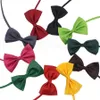 Pet Tie Dog Tie Kraag Bloem Accessoires Decoratie Benodigdheden Pure Kleur Bowknot Stropdas Dog Grooming Tools RRA2081