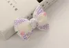 키즈 소녀 부티크 크리스탈 리본 머리핀 헤어 액세서리 6 색 12 PC를 / 많은 4 "일반 라인 석 헤어 리본 블랙 클립