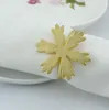New Christmas snowflakes silver gold Napkin Rings for wedding dinner,showers,holidays,Table Decoration Accessories