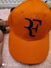 2019 Mens Cool Summer White Federer RF Tennis Hat Cap Cap d'été Men de baseball Caton Coton Hat de chasse extérieur New York Sports Flat Hat 6041727