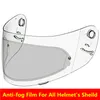 Film de patch anti-buée transparent pour casque Films anti-buée pour casque de moto universel Lentilles anti-buée Hori transparent312E