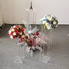 8 stks Acryl Holder Display Rack voor Bruiloft Bloem Centerpieces Tafel Centerpieces Cake Houder Achtergronden Road Lead Walkway Stage Decoration