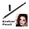 Vattentät svart färg Eyebrow Eyeliner Pen Cosmetics Eyeliner Pencil Waterproof Eyeliner Pencil Lätt att använda Eyes Makeup Pen6679924