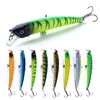 Hengjia groothandel 500 stks minnow vissen lokt 9,5 cm 7,3 g 6 # haken harde aas stick aas brasem / forel q