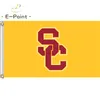 NCAA USC Trojans Drapeau 3 * 5ft (90cm * 150cm) Polyester drapeau Bannière décoration volant maison jardin drapeau Cadeaux de fête