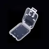 Transparant Clear Standard Case Storage Carry Storage Box voor SD TF-kaart