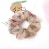 Lady Hair Scrunchies Ring Elastic Hair Bands Pure Color Bobble Sports Dance Lace Charming Scrunchy Hairband Accessories